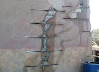 Ремонт потрескавшихся стен