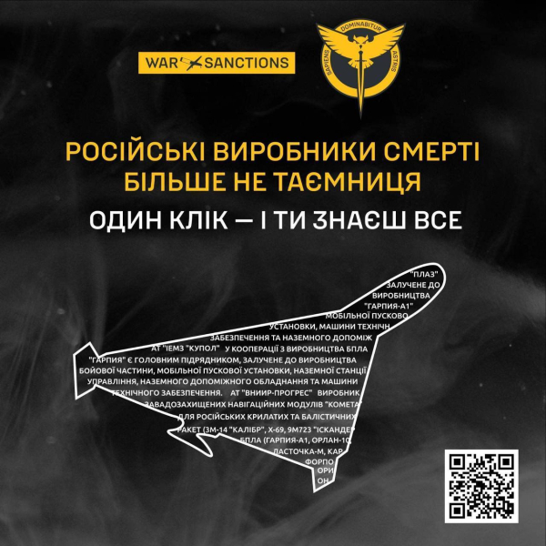 Опубликован список "российских производителей смерти" – ГУР призывает усилить санкции