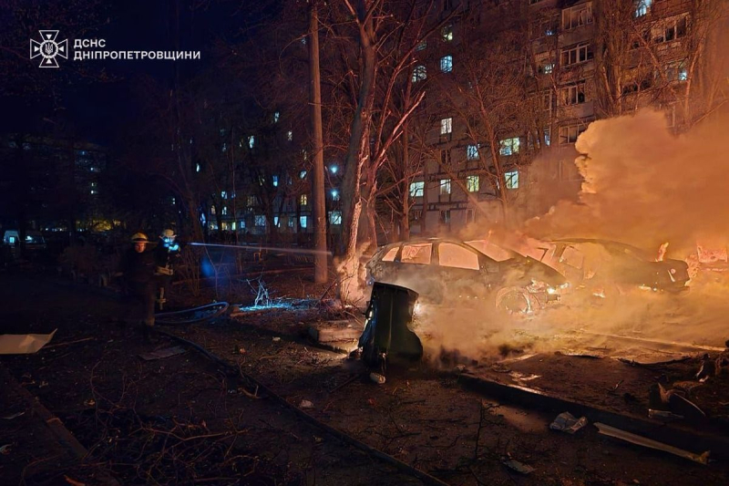 Последствия террористических ударов РФ по Харькову, Днепру и Краматорску: раненые, пожары и разрушения