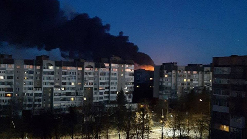 ​Пожары в двух районах города: мэр Луцка озвучил первые подробности ночной атаки Кремля