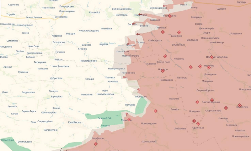 Российские оккупанты захватили два села на Новопавловском направлении &ndash; DeepState