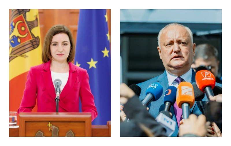 Санду против Додона: появились первые результаты судьбоносных выборов в Молдове