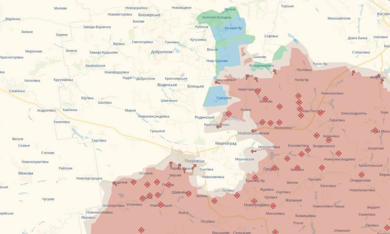 Идут встречные бои: OSINT-аналитики и Генштаб ВСУ про ситуацию в районе Покровска