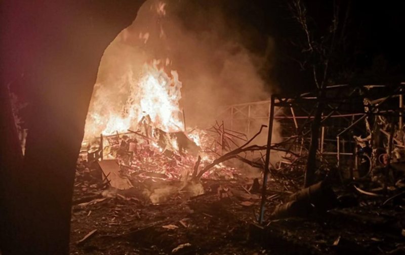 В Чернигове после атаки дронов начался блэкаут: нет воды и света