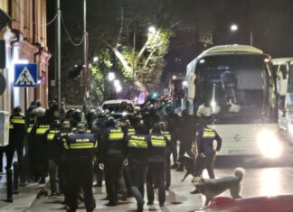 Революционный кризис в Грузии: Оппозиция объявляет о захвате власти в центре Тбилиси