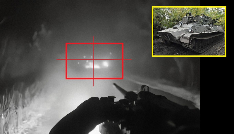 Боевой робот ВСУ в упор разнес российскую МТ-ЛБ: машину прошило насквозь вместе с пехотой