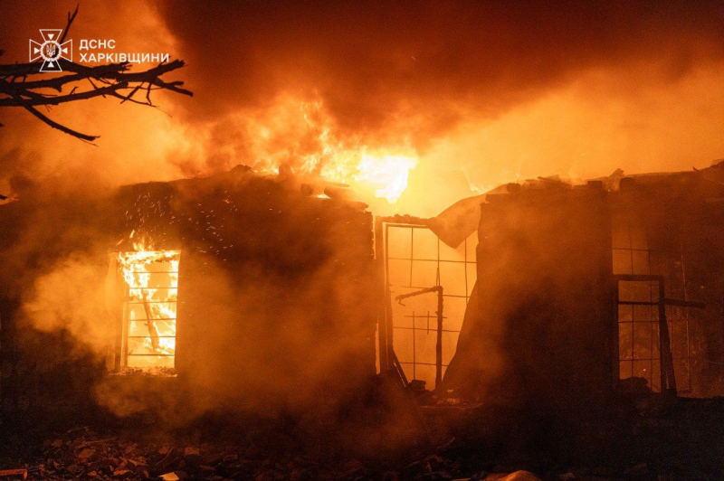 Массированная атака российских дронов