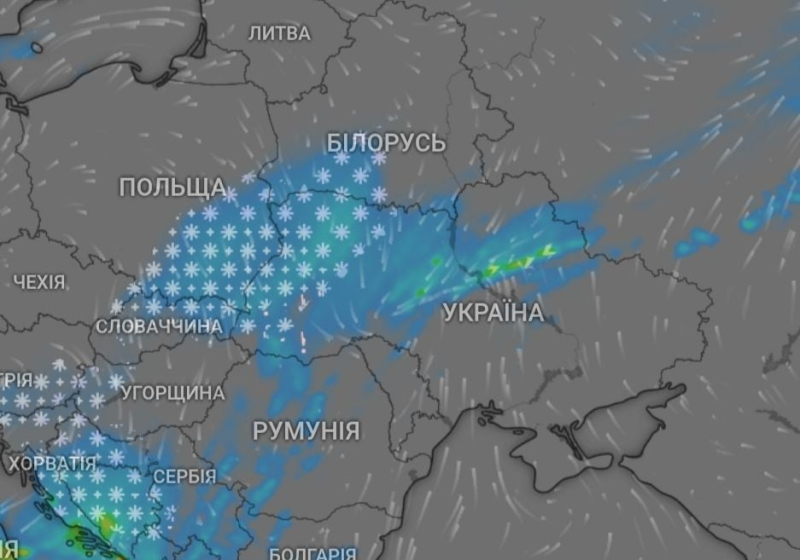 Погодные условия в Украине