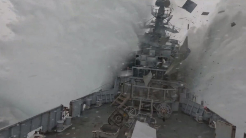 Уничтожение фрегата подводной лодкой НАТО