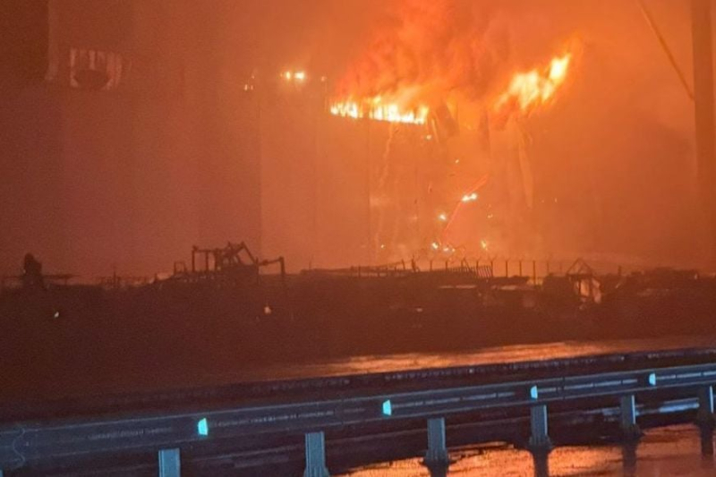 Пожар в особой экономической зоне 