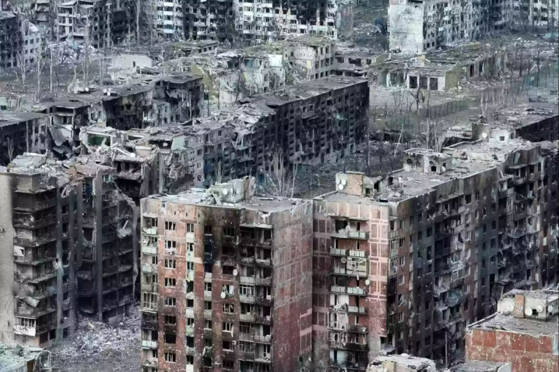 Разрушенные территории Украины