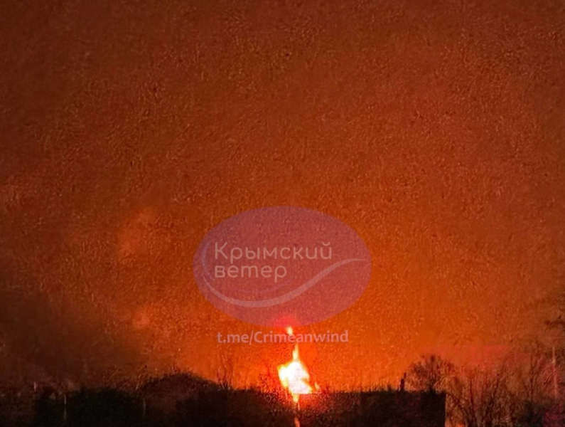 Атака ВСУ по нефтебазам в Крыму