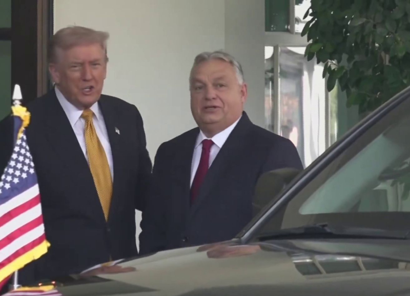 Трамп на встрече с Орбаном сделал уточняющее заявление о переговорах с Путиным