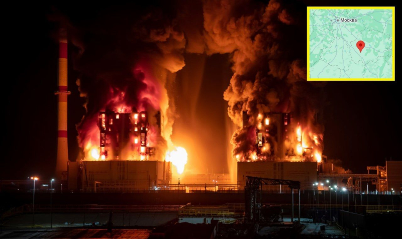 Украинская атака на Рязанскую ГРЭС