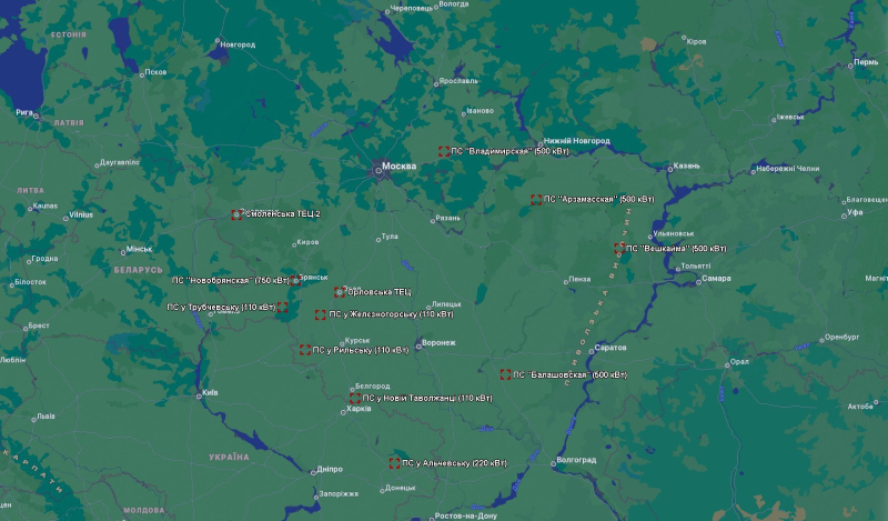 Последствия атак на энергетическую инфраструктуру