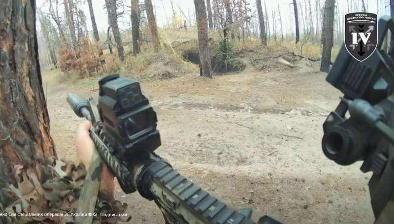 Украинский спецназ взял в плен российских оккупантов на Донбассе