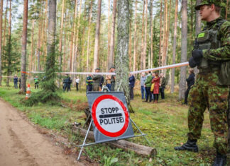 Опасная находка: В лесу у границы с Россией обнаружена 250-килограммовая авиабомба