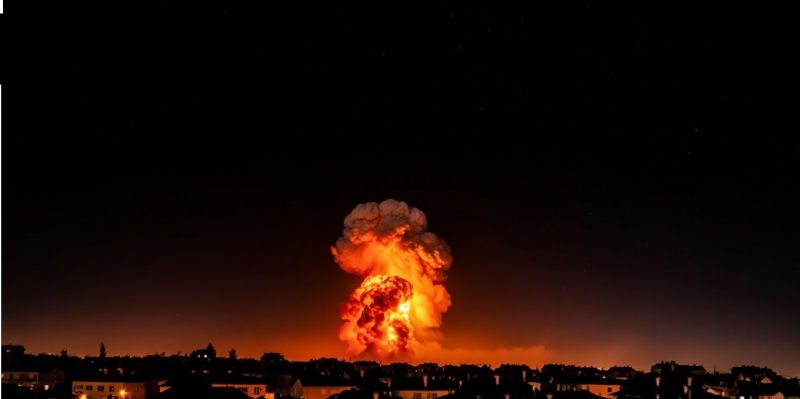 Уничтожение склада дронов в Донецке