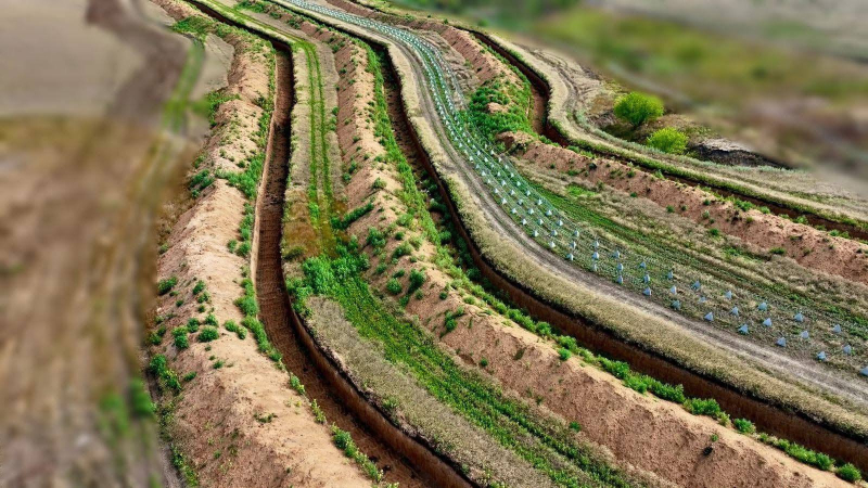 Система противотанковых препятствий