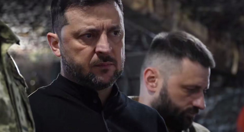 Зеленский на передовой в Запорожье