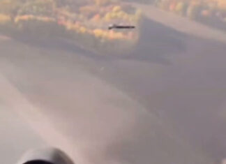 Украинский Ми-8 уничтожил российский Shahed: эффектный воздушный бой пулеметом Minigun