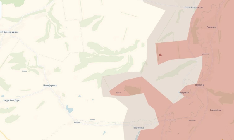 Российское наступление в Донецкой области