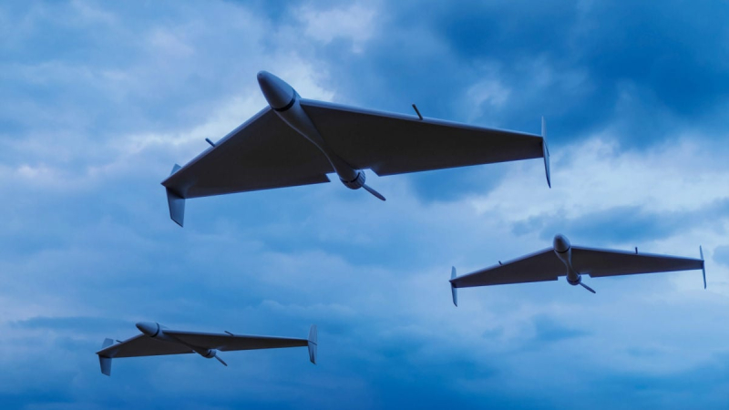 Массированная атака дронов по российским городам