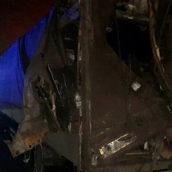 Последствия падения бомбы