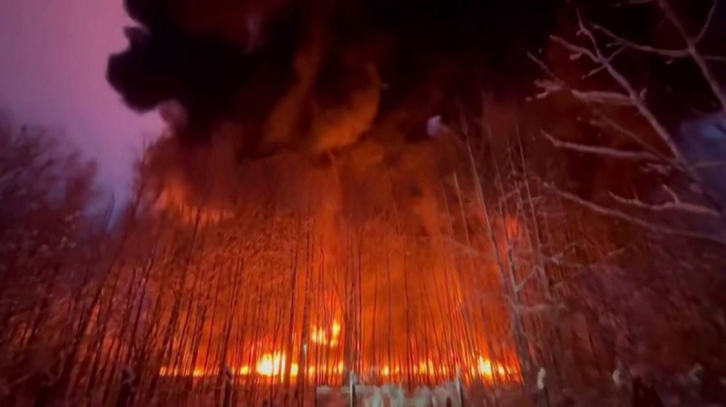 Дроны атаковали топливный объект в Рыбинске