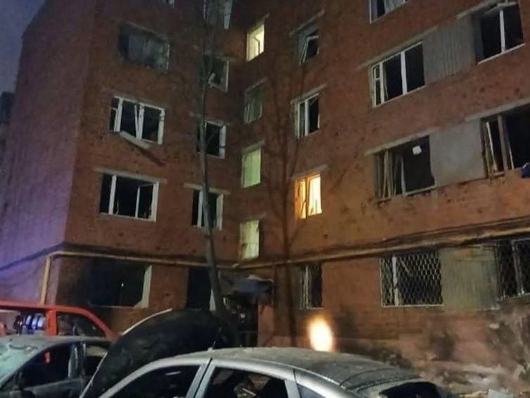 Последствия падения БПЛА в Чебоксарах