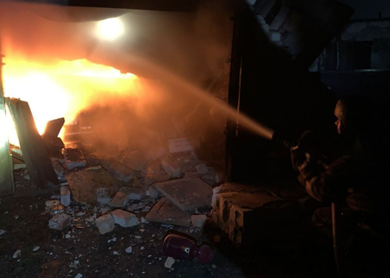 Последствия атаки дронов на Днепропетровщину