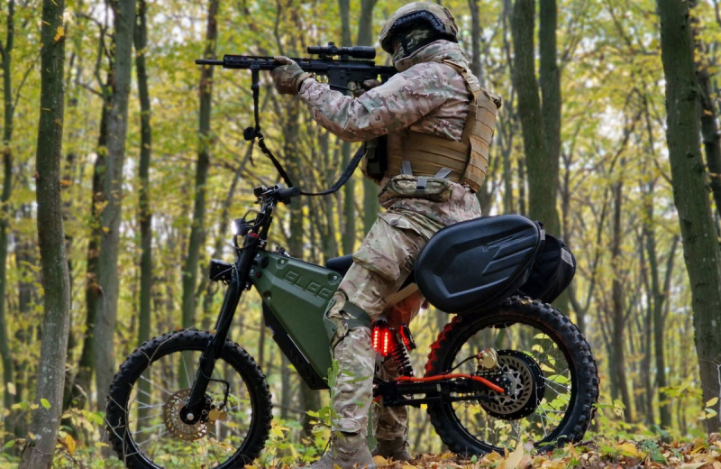 Стрелковая рота Нацгвардии на мотоциклах