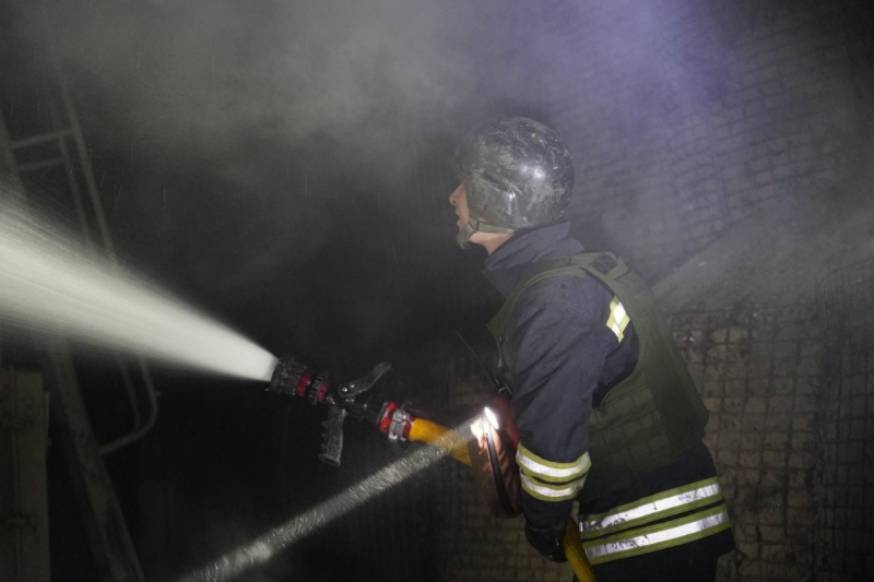 Массированная атака дронов РФ