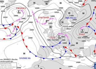 Циклон Ulli атакует: Украину накроют штормовой ветер, мокрый снег и экстремальная гололедица