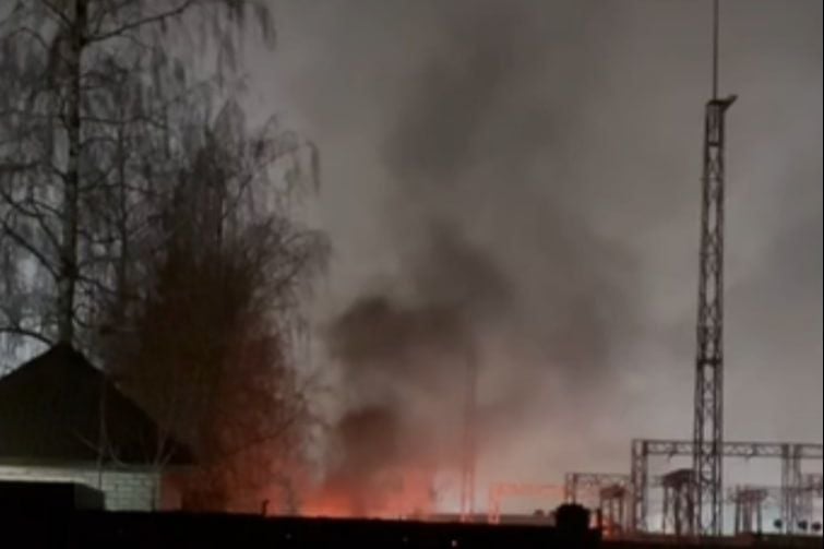 Партизанская атака на подстанцию в Брянске