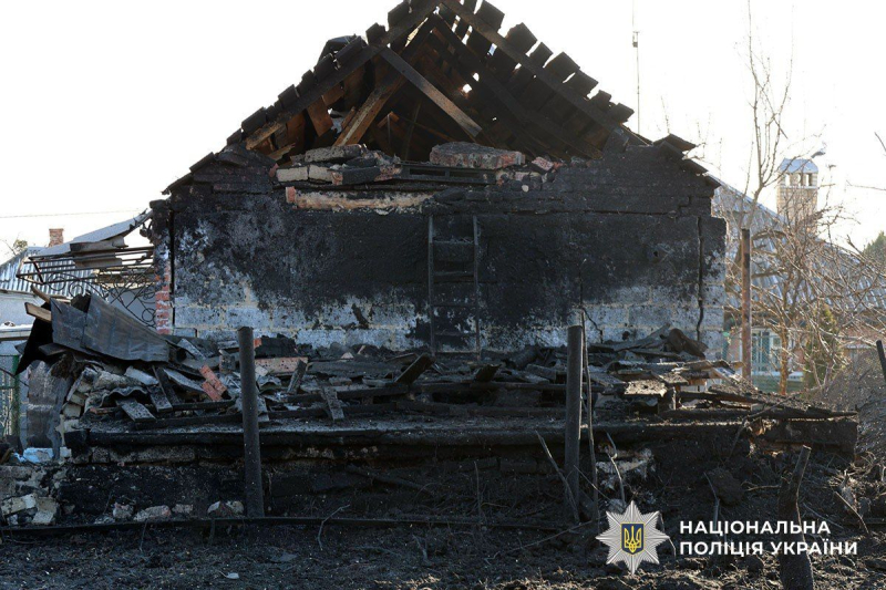 Разрушения после обстрелов в Донецкой области