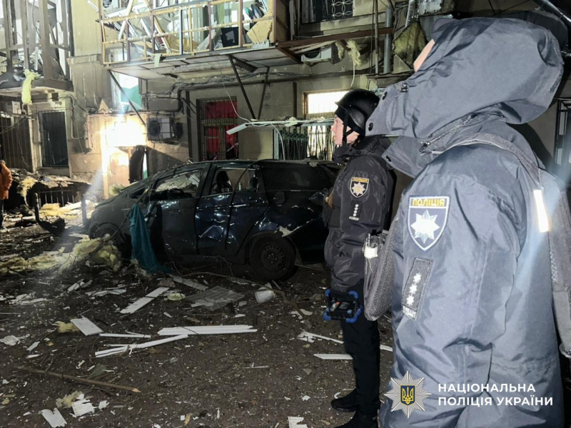 Разрушения в Одессе