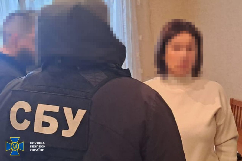 Задержание коллаборантки СБУ