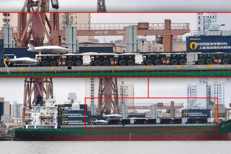 Экспериментальный корабль-носитель боевых дронов