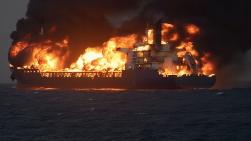 Атака беспилотника на танкер в Новороссийске