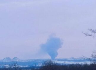 Мощный пожар разрушил стратегическую подстанцию в оккупированном Антраците