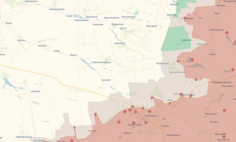 Возле Покровска разбили колонну российских десантников
