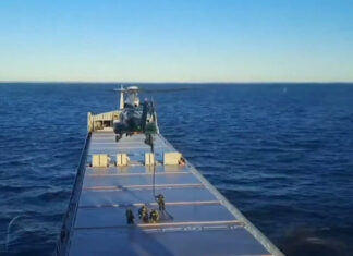 Финские пограничники захватили судно Fitburg: молниеносная спецоперация с вертолетной высадкой