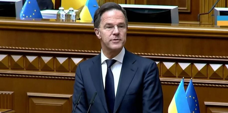 Генсек НАТО Рютте прибыл в Киев и выступил в Верховной Раде: 