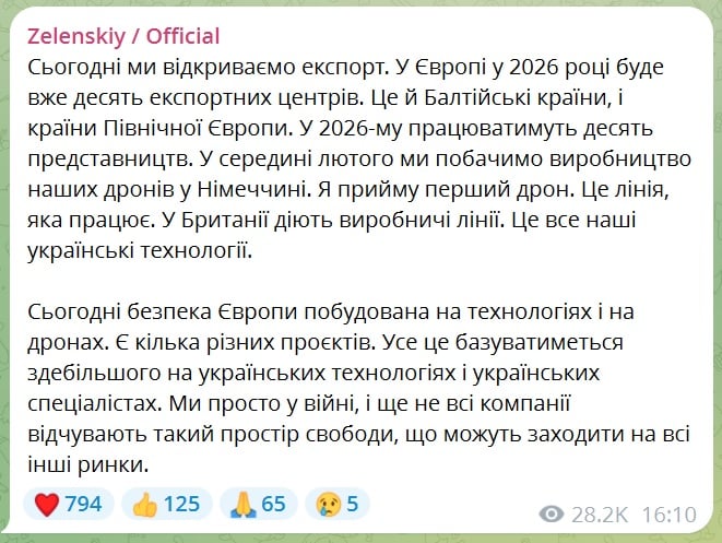 Технологии украинских дронов