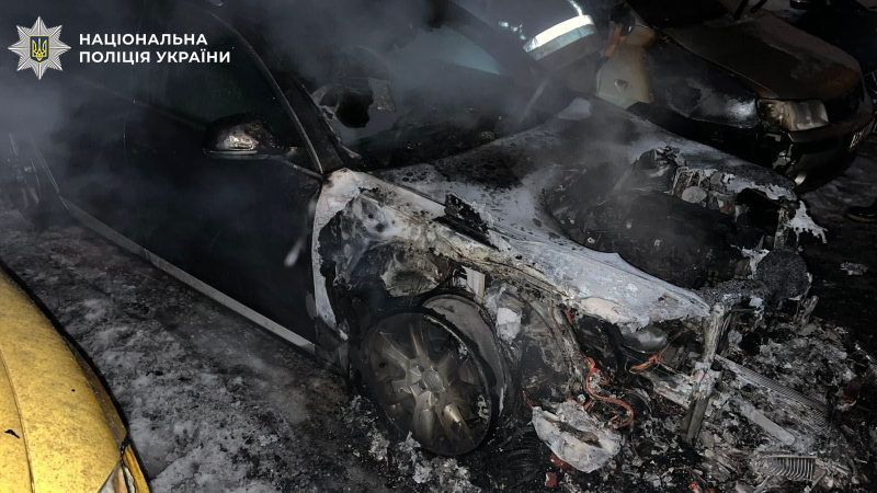 Задержание поджигателя в Киеве