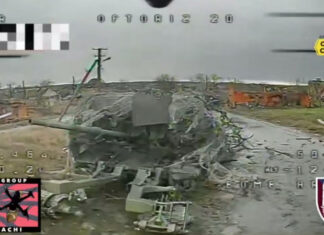 Украинские ‘Апачи’ сожгли российский Т-72: от танка остались только обломки