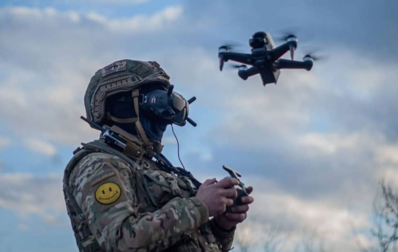 Украинские БПЛА в действии
