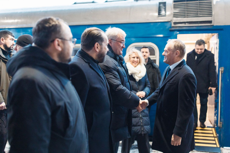 Дональд Туск в Киеве