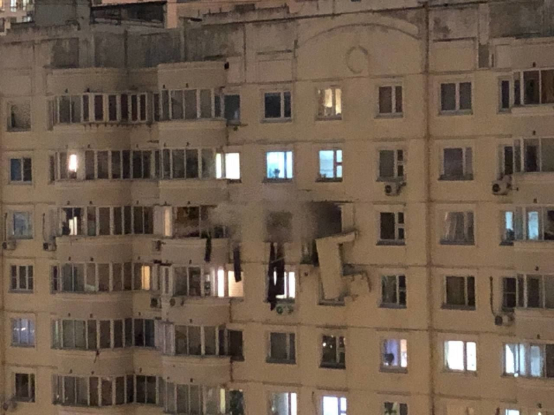 Последствия взрыва на улице Кадырова